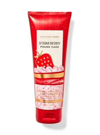 Bath & Body Works Strawberry Pound Cake Ultimate Hydration Body Cream