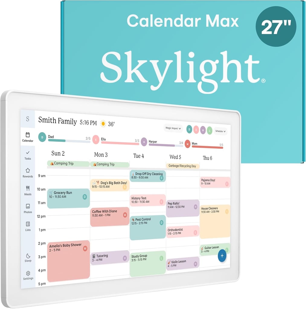 Skylight Calendar Max: 27-Inch Smart Digital Calendar