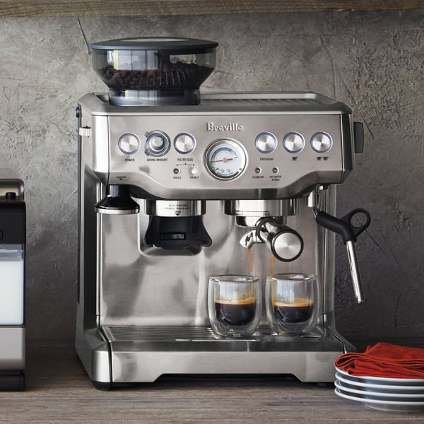 For Coffee: Sur La Table Breville Barista Express Espresso Machine