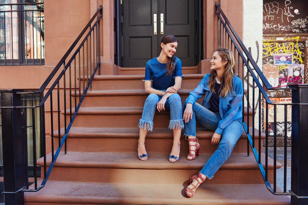 Canadian Tuxedo: A look that consists of a denim top paired with jeans, aka denim-on-denim.
Nautical: Anything with stripes or red, white, and blue.
See Now, Buy Now: A runway collection that’s instantly shoppable as soon as its debuted.
Bag Lady: A girl who’s toting a bunch of different satchels at once. She looks like she needs help, but you can tell she’s with it and will make it home with all items in tow.