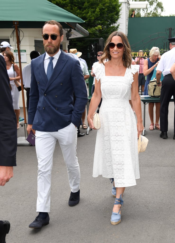 Pippa Middleton Anna Mason Dress at Wimbledon