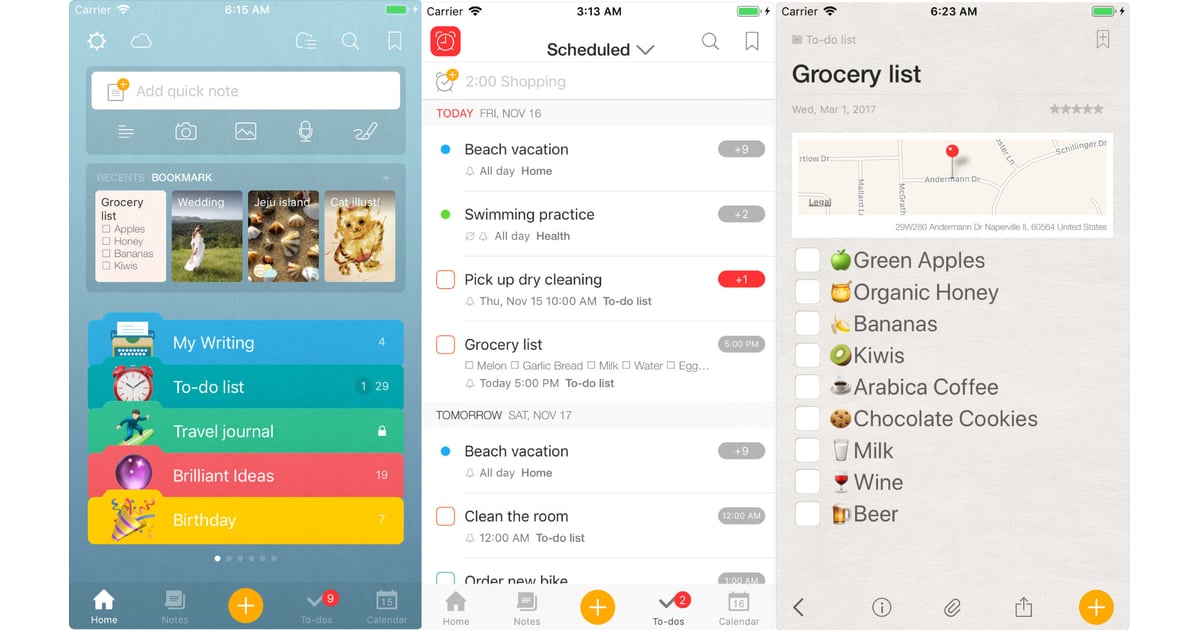 Awesome Note 2 Best Organisation Apps 2019 POPSUGAR Technology UK