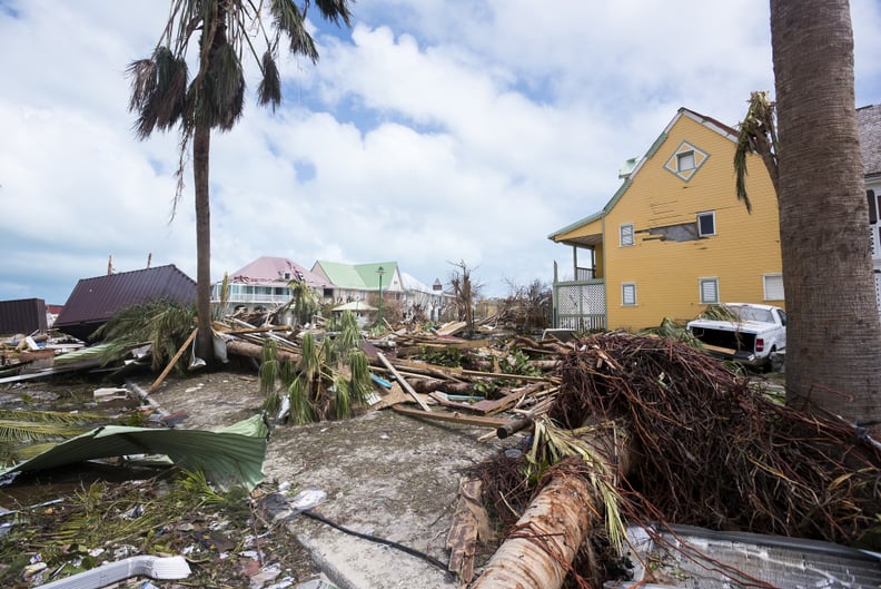 Orient Bay, also located on Saint-Martin, after Hurricane Irma rolled through on Sept. 7.