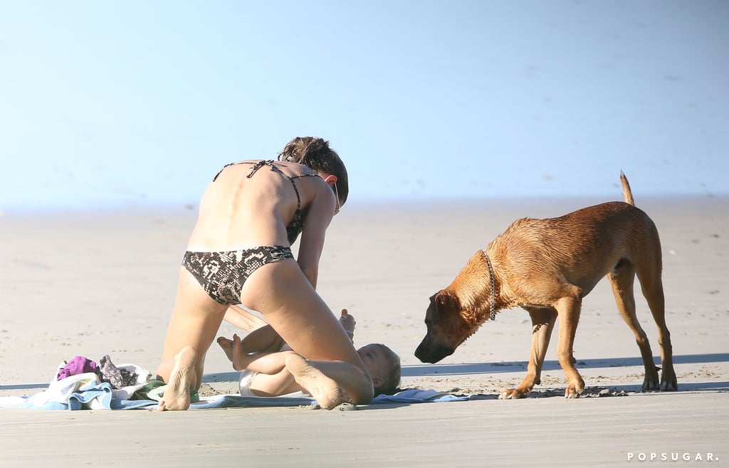 Gisele Bundchen Wearing a Bikini in Costa Rica