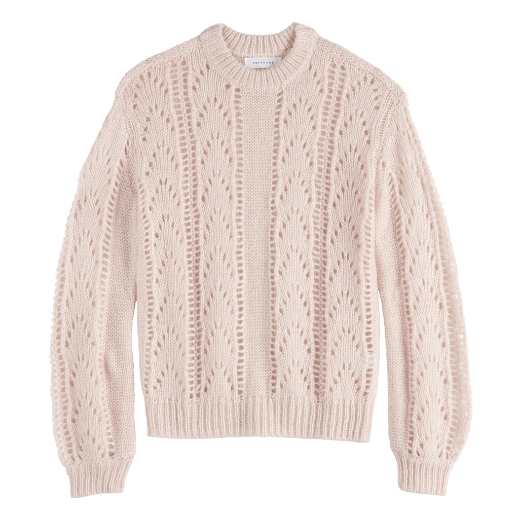 POPSUGAR Fluffy Pointelle Sweater