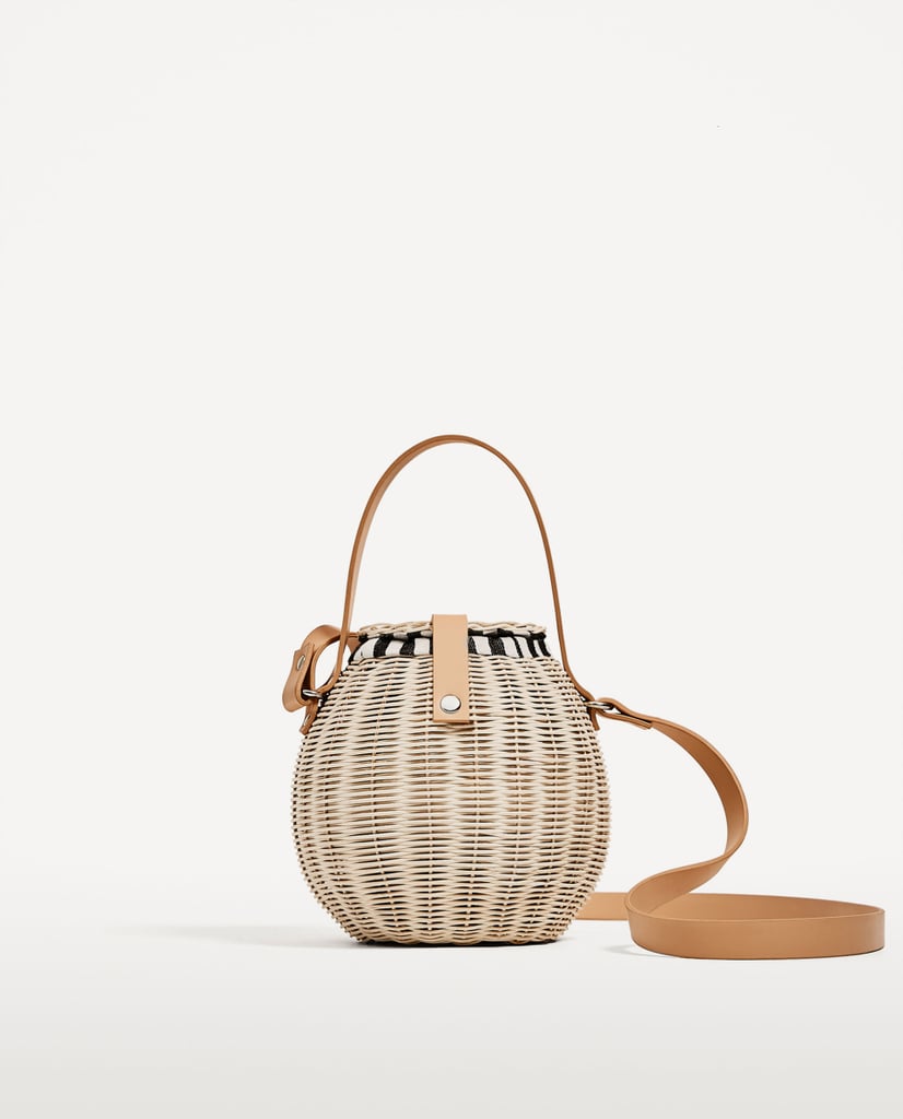 You won't need anything more or less fancy than Zara's Raffia Bucket Bag ($60) to swing on your shoulder.