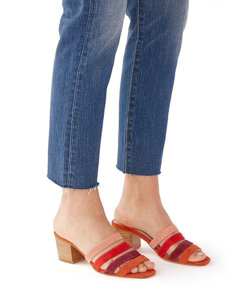 Intentionally Blank Joy Colorblock Heels