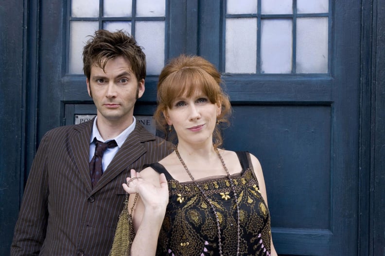 DOCTOR WHO, (from left): David Tennant, Catherine Tate, (Season 4), 2005-. photo: Adrian Rogers/  Sci-Fi Channel/BBC / Courtesy: Everett Collection