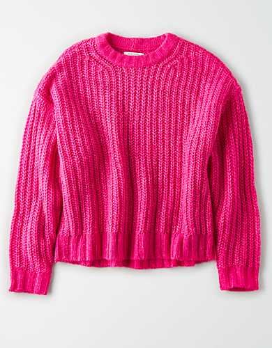 Aerie hot sale pink sweater