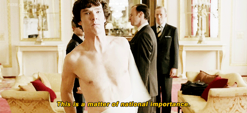 Remember The Time He Went Shirtless Benedict Cumberbatch In Sherlock S Popsugar
