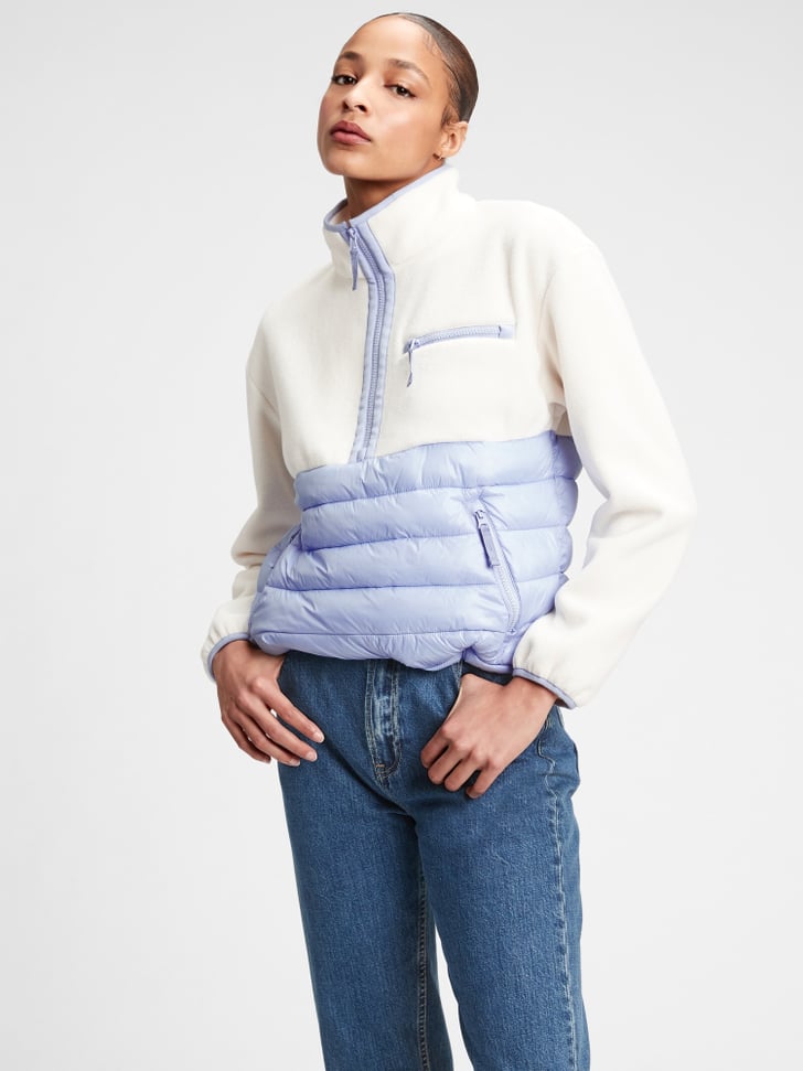 GapFit Fleece Puffer Jacket | Best New Workout Clothes From Gap | 2021 ...