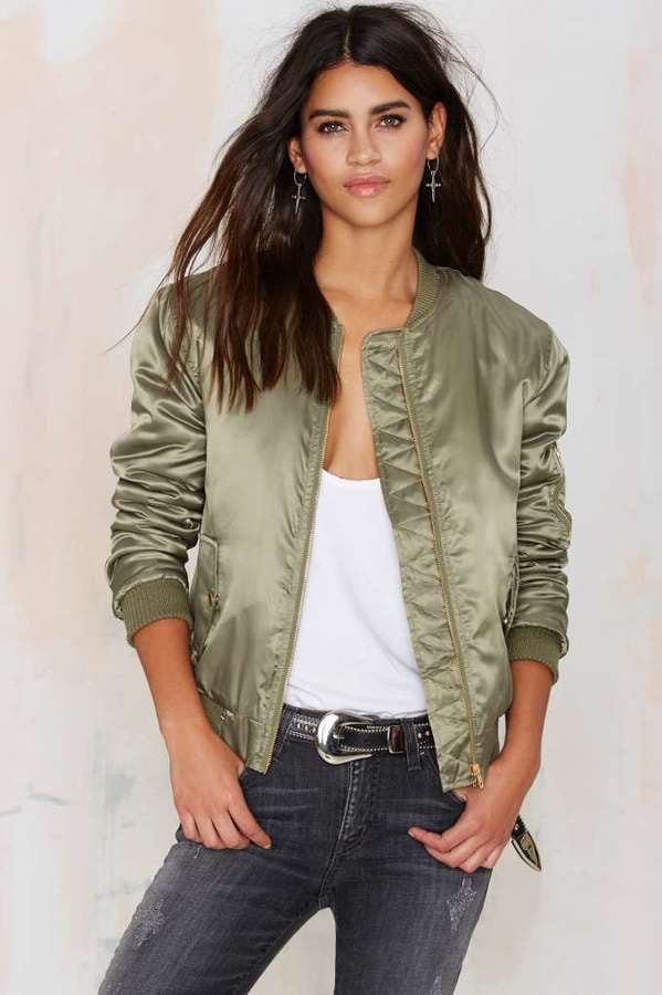 Nasty Gal Glamorous Take Bomber Jacket ($88)