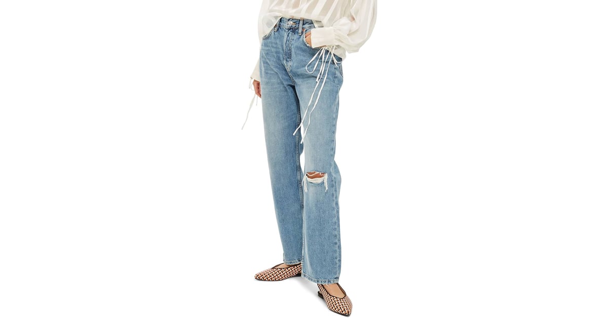 Topshop One Rip New Boyfriend Jeans | What Are Mom Jeans? | POPSUGAR ...