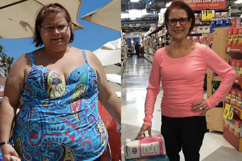 Pamela's 1 year transformation in pictures – 70 lbs gone