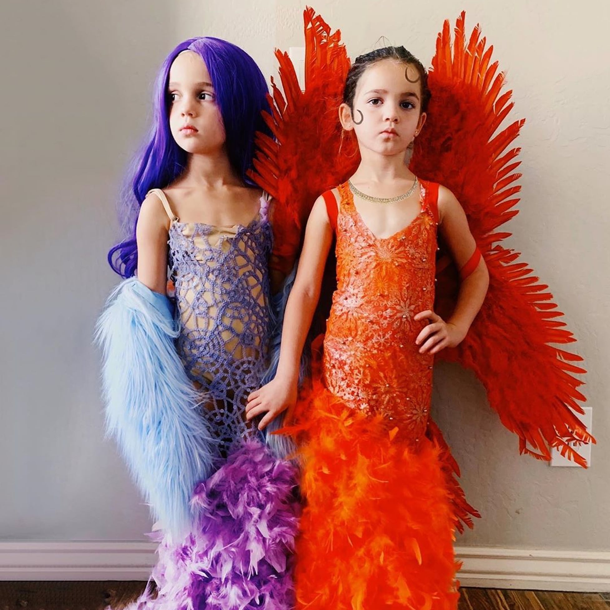 Emma And Mila Stauffer Dressed As Kendall And Kylie Jenner