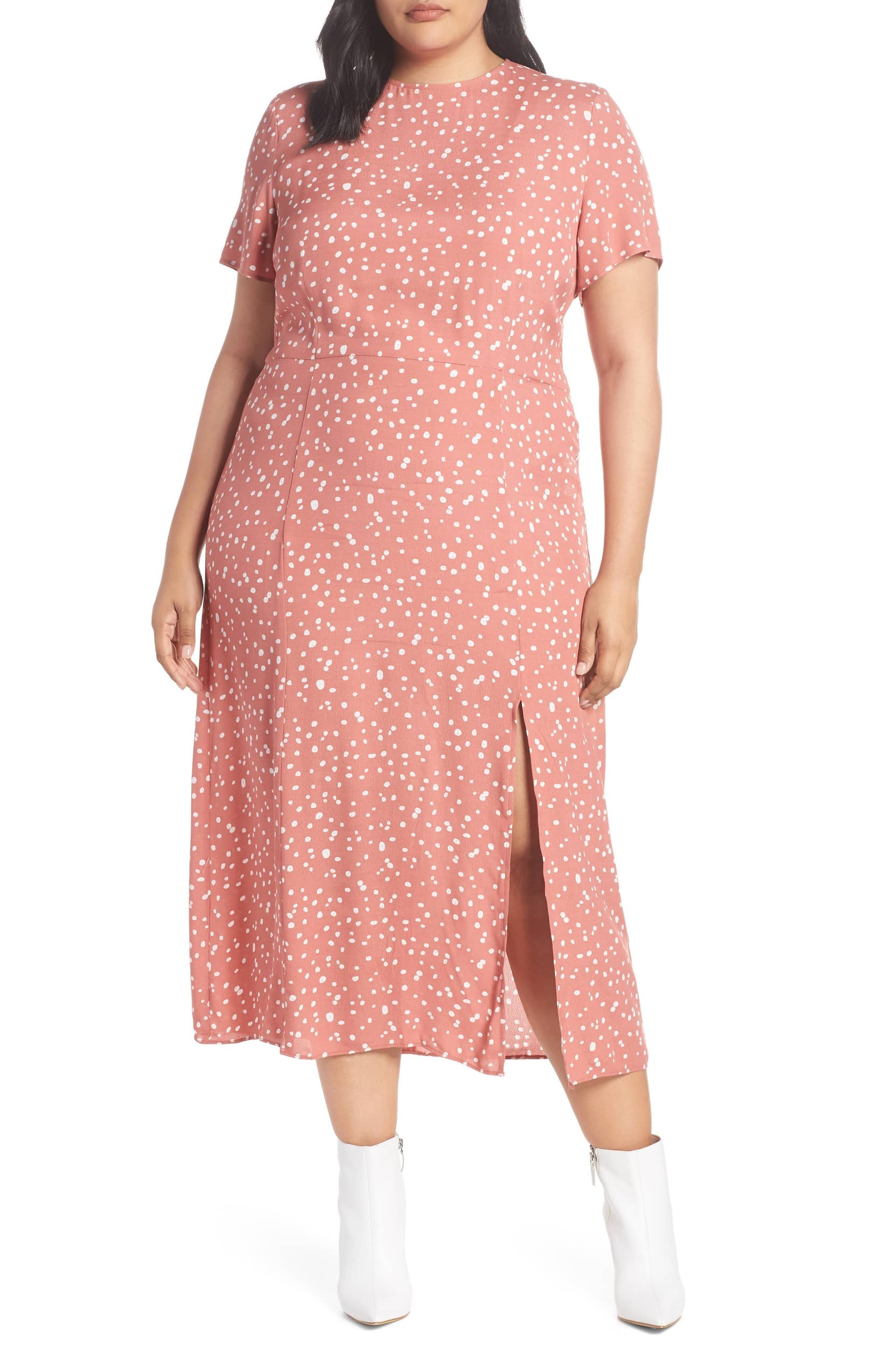Leith print on sale midi dress