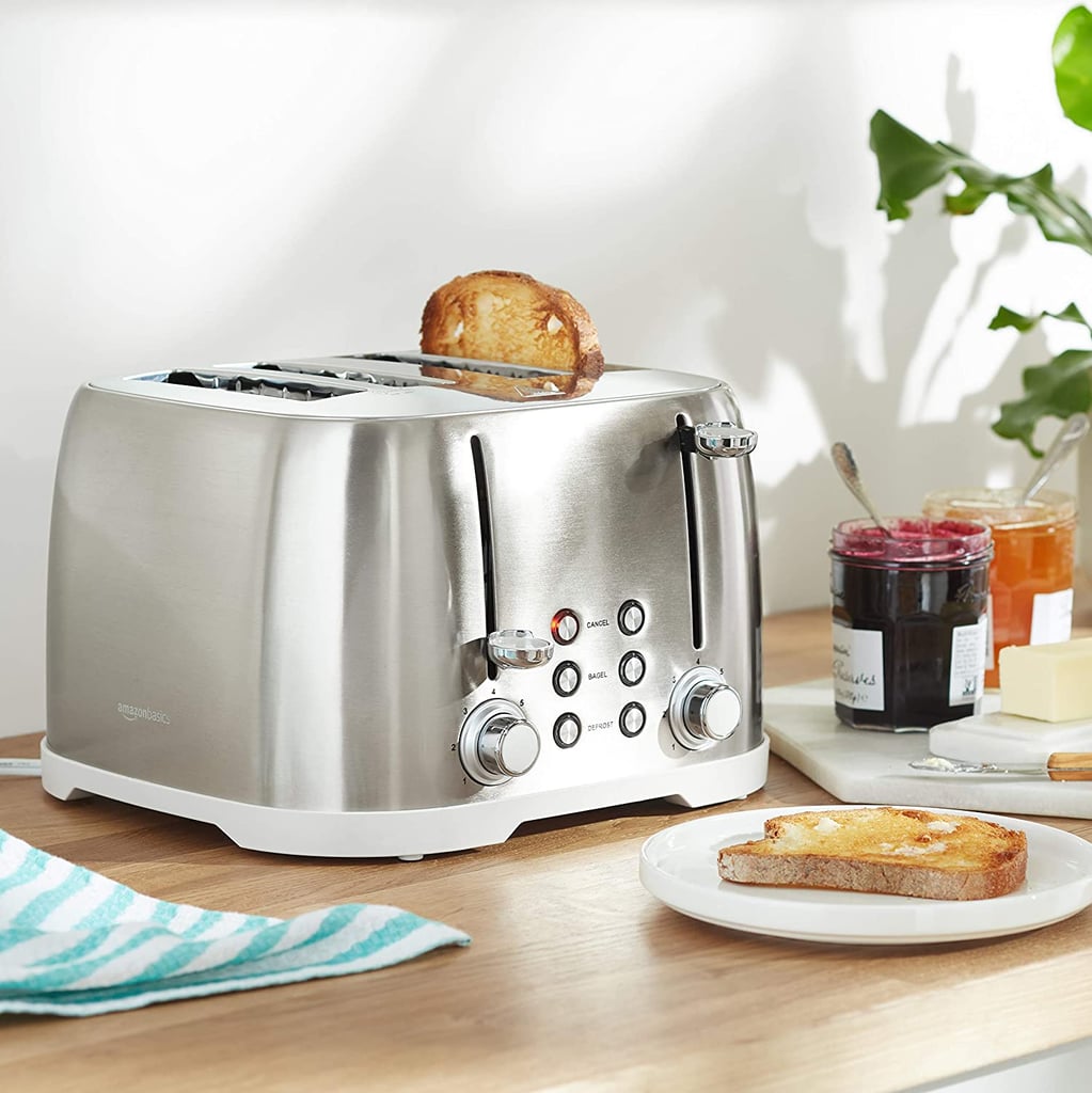 Breakfast For the Whole Family: Amazon Basics 4-Slot Toaster