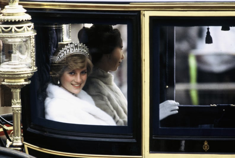 Princess Diana Wearing the Lover's Knot Tiara
