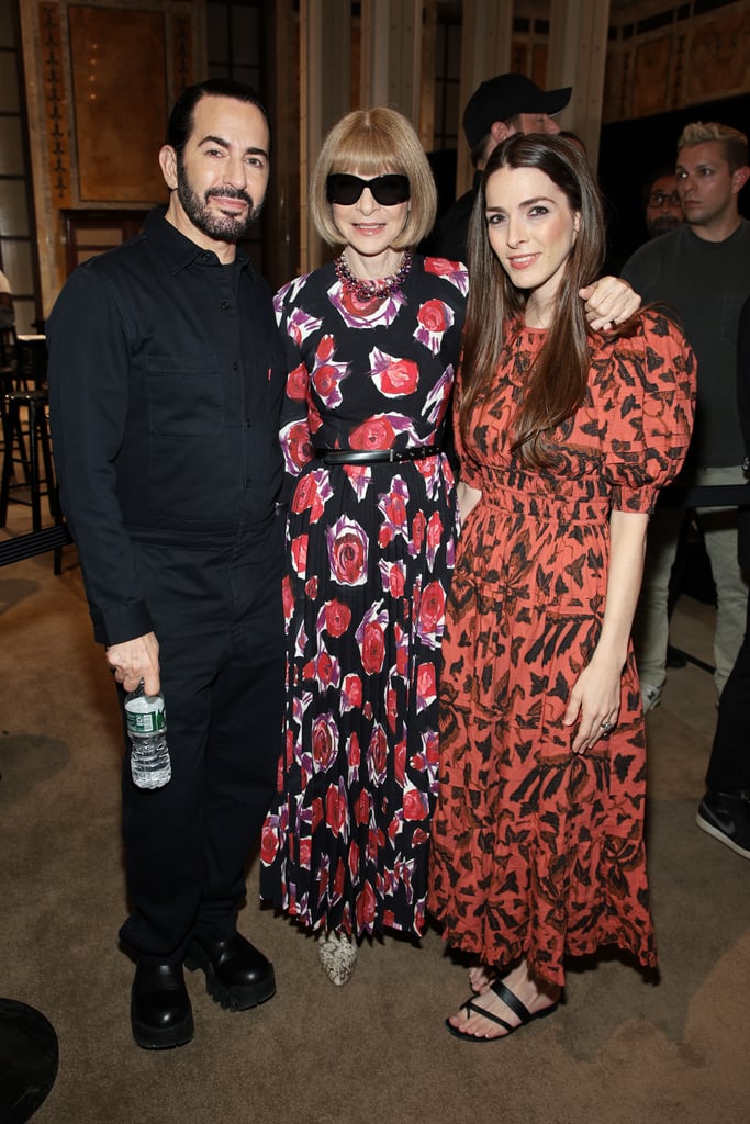 Marc Jacobs, Anna Wintour, and Bee Carrozzini at the Marc Jacobs Autumn 2022 Show