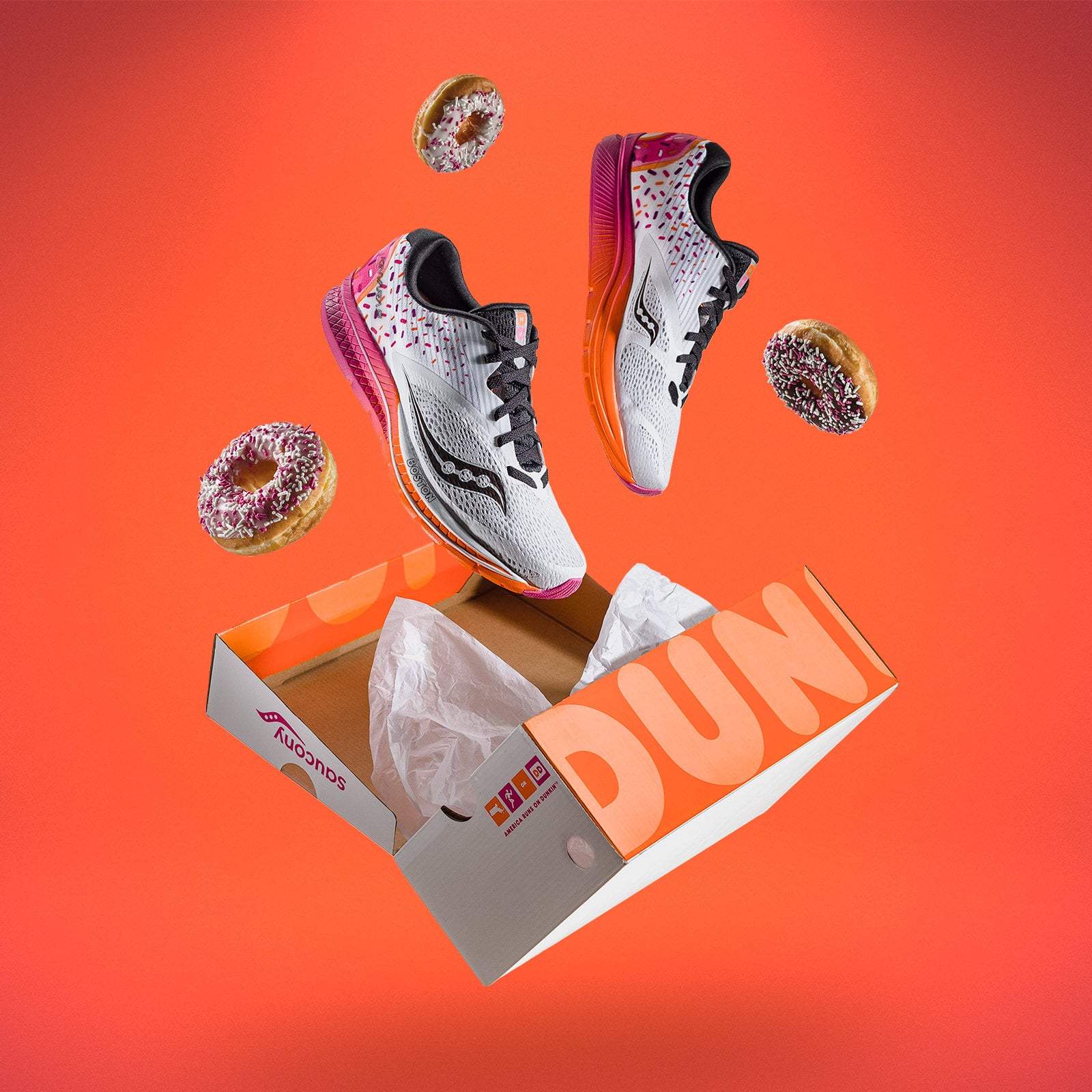 Dunkin' Donuts Saucony Running Sneakers 