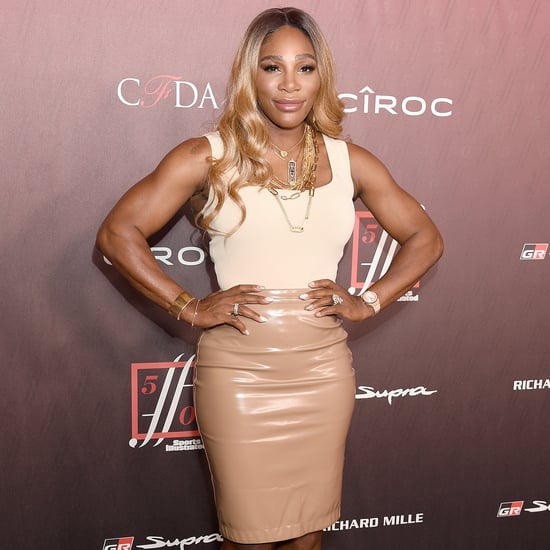 Serena Williams' Vinyl Skirt at the Sports Illustrated Party