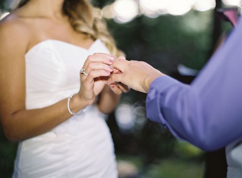Tip: Get as close as possible to the action.
Photo by Anne Robert Photography via Equally Wed