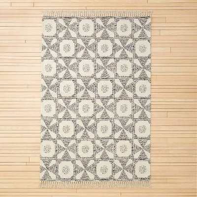Opalhouse设计Jungalow Tapestry瓷砖地毯奶油