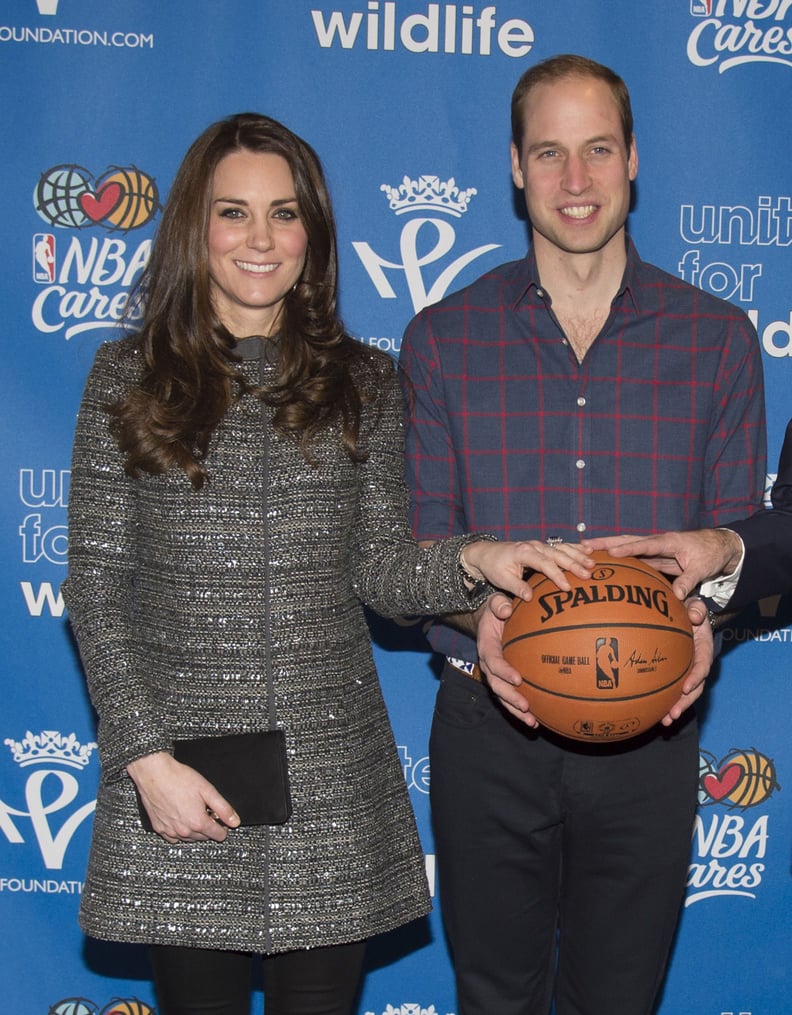 When Kate Awkwardly Rested Her Hand on a Basketball