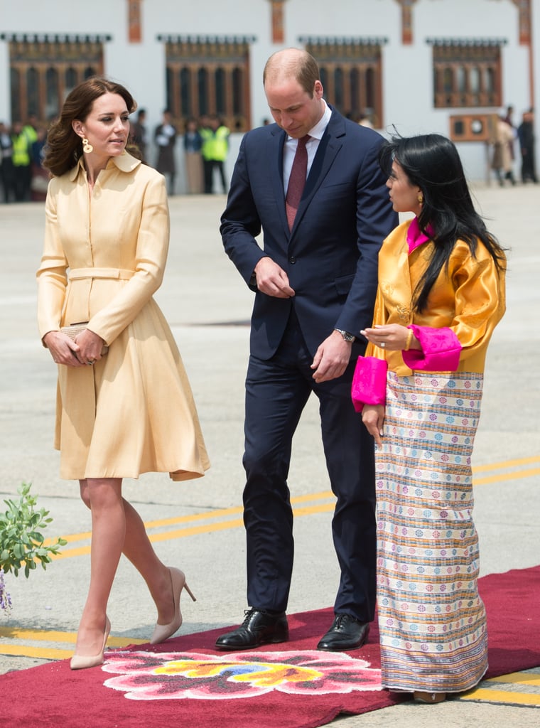 Kate Middleton Emilia Wickstead Coat in Bhutan 2016