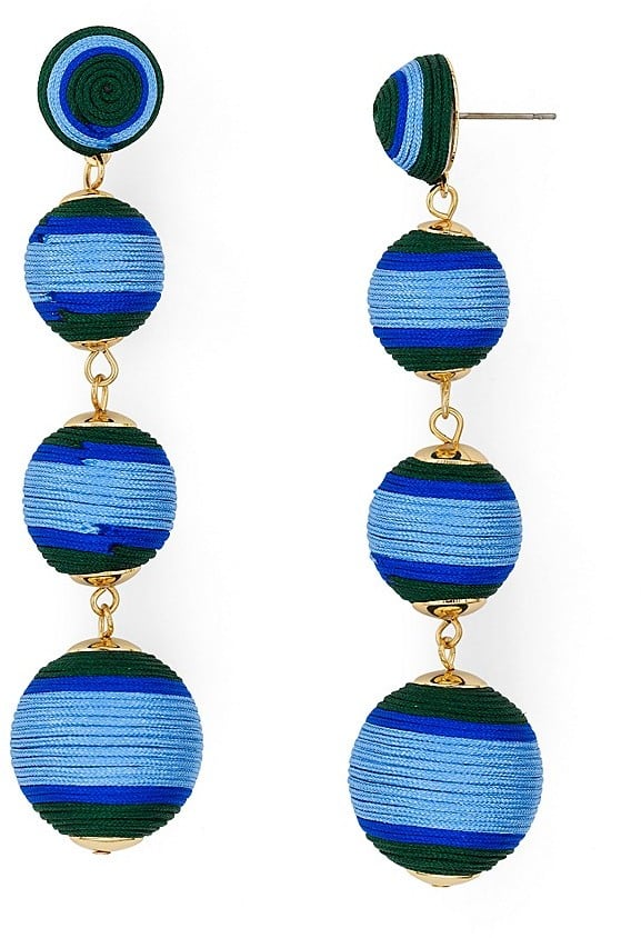 Aqua Margot Ball Drop Earrings