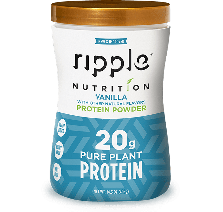 Ripple Vanilla Protein Powder LowCarb Vegan Protein Powders