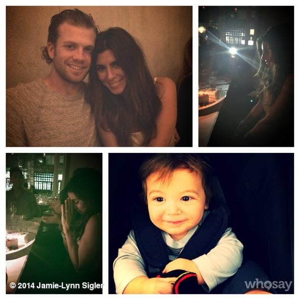 Jamie-Lynn Sigler celebrated her birthday with the loves of her life, including little Beau.
Source: Instagram user jamielynnsigler