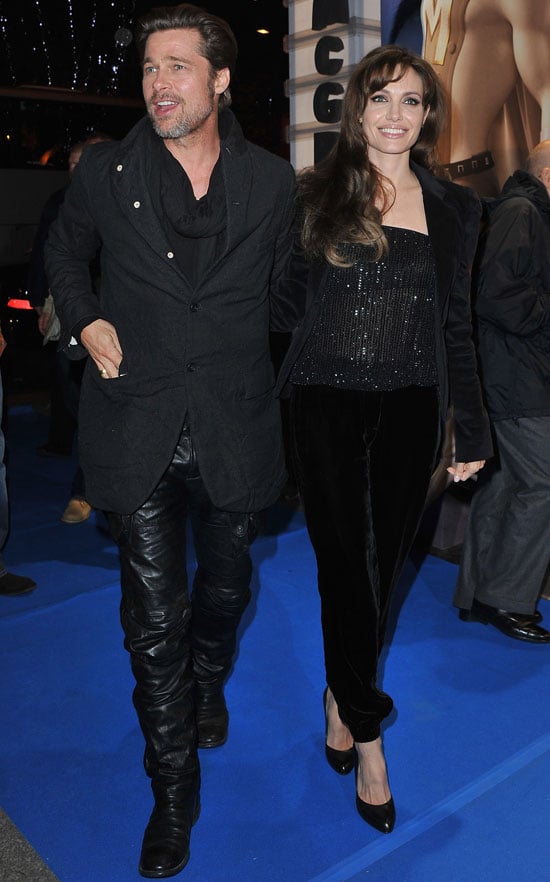 Pictures of Brad Pitt and Angelina Jolie at Megamind Premiere in Paris ...