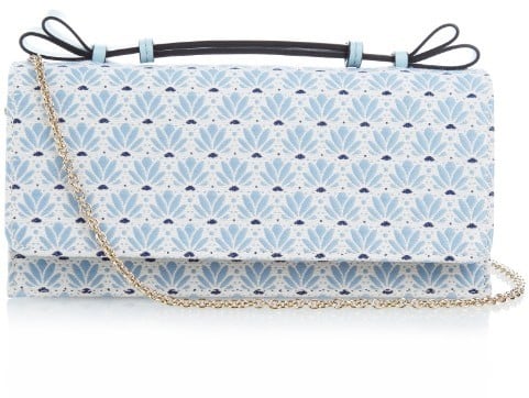 RED Valentino Floral-brocade clutch ($410)