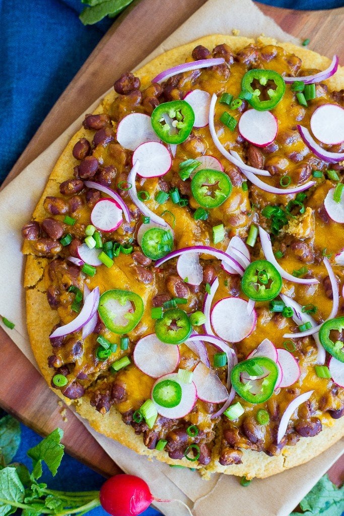 Vegetarian Vegetarian Chili Cornbread Pizza Easy Healthy Recipes POPSUGAR Fitness Photo 183