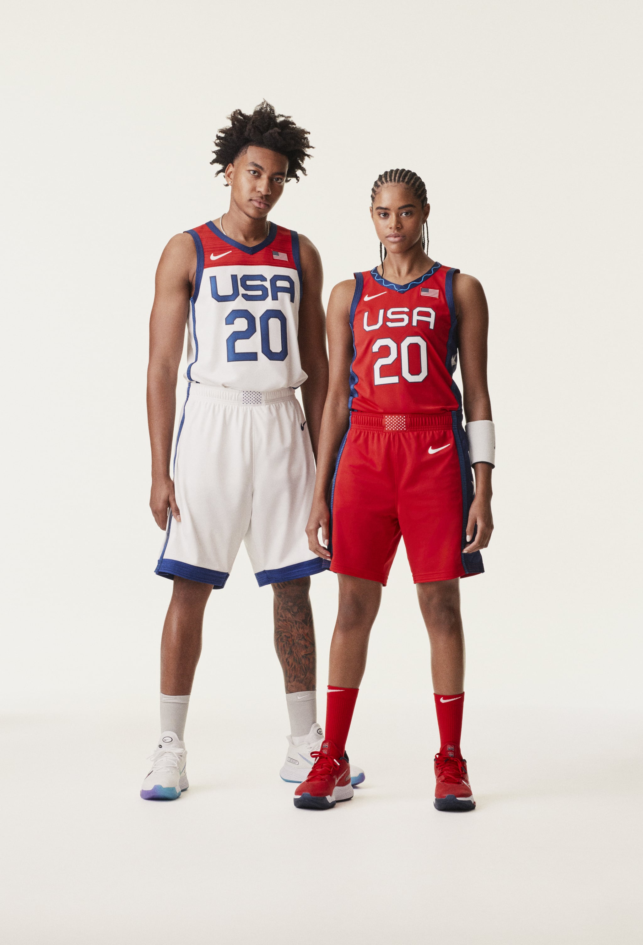 Team Usa 21 Olympic Basketball Uniforms Skateboarding Soccer Track Nike S 21 Olympic Uniforms Are So Sharp And Clean Popsugar Fitness Photo 5