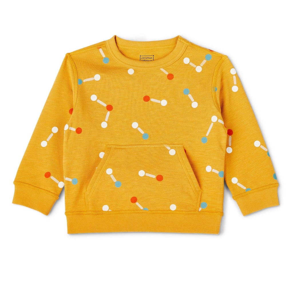 Stylish Sweats: Toddler Adaptive Molecule Print Sweatshirt