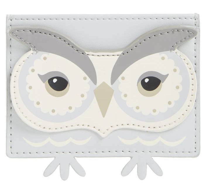Kate Spade Starbright Owl Business Card Holder