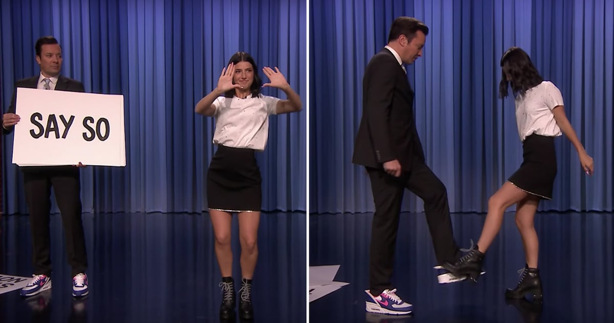 Charli D'Amelio Teaches Jimmy Fallon TikTok Dances Video POPSUGAR(00)