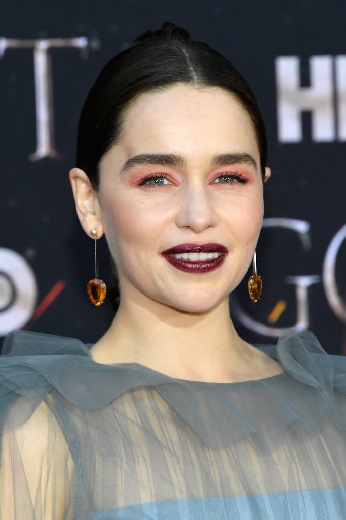 Emilia Clarke Braid Hairstyle Game of Thrones Premiere 2019