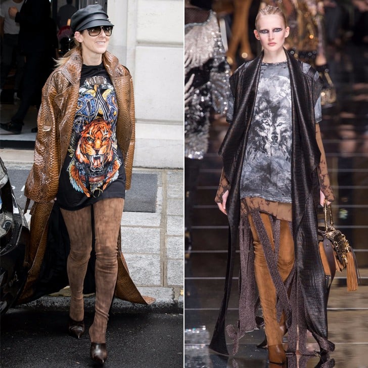 Celine Dion Dressing Like Models