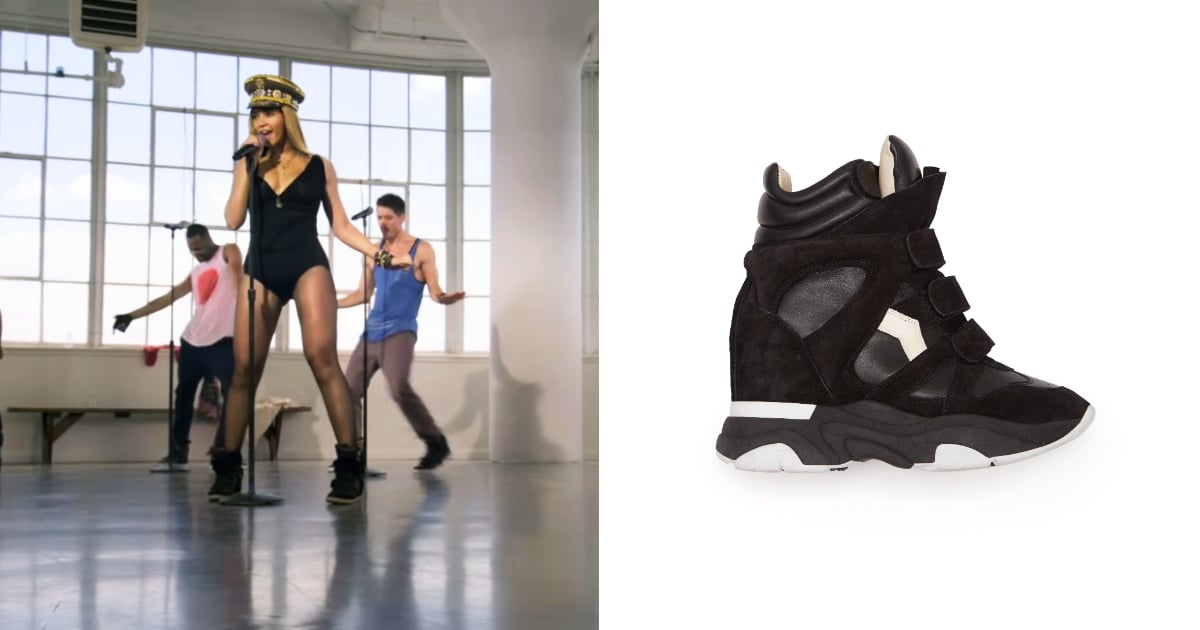 Isabel Marant Back Her Wedge Sneakers by Beyoncé | POPSUGAR Fashion