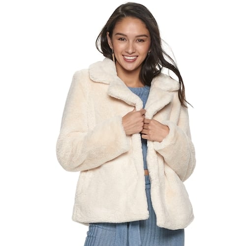 Jou jou faux fur jacket clearance