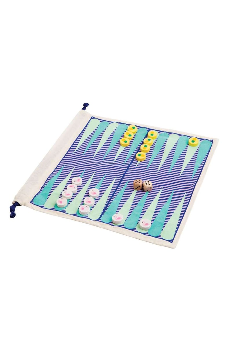 Sunnylife Travel Backgammon and Checkers Set