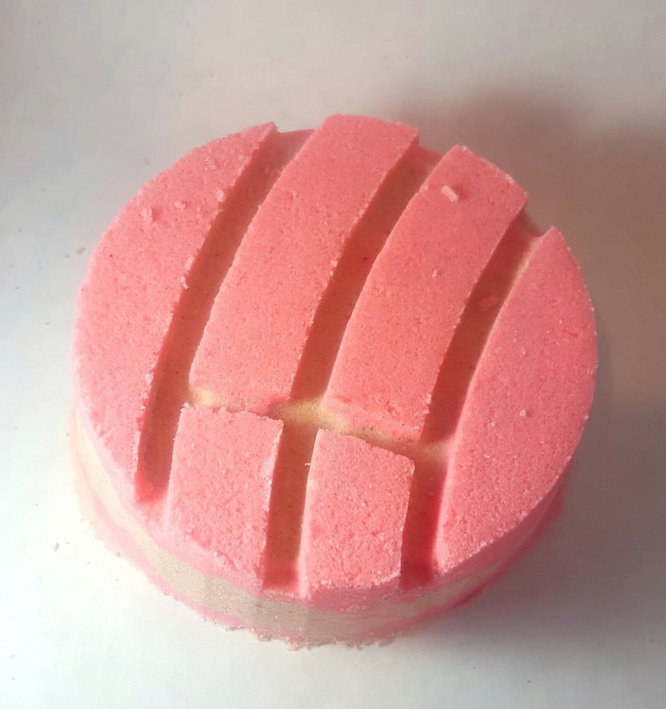 Pink Concha Bath Bomb ($6)