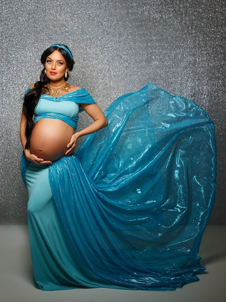 Aladdin Princess Jasmine Maternity Photos
