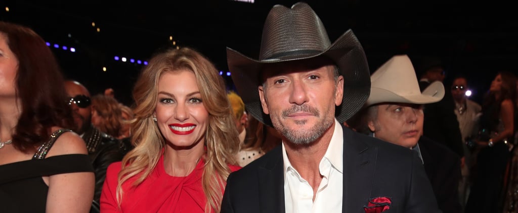 Faith Hill and Tim McGraw at the 2017 Grammys