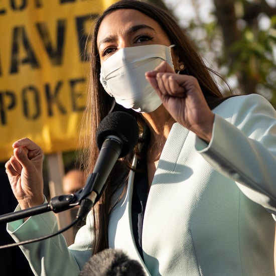 Alexandria Ocasio-Cortez Praises Voters at Climate Rally