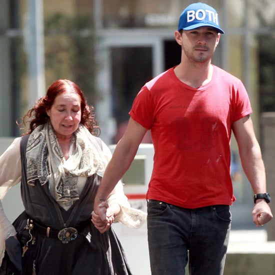 Shia LaBeouf Holding Hands With His Mom in LA