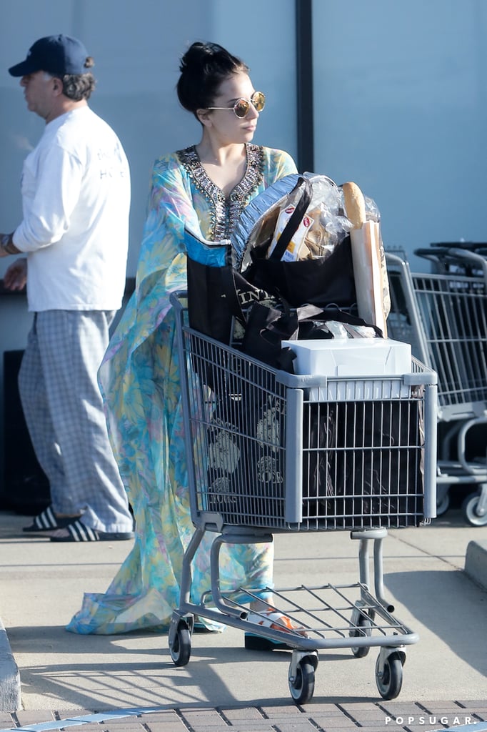 On Saturday, Lady Gaga went grocery shopping in Malibu, CA, where she recently purchased a stunning mansion.